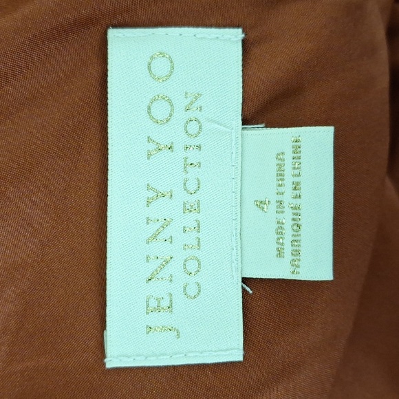 Jenny Yoo Dark Rust English Rose Colby Cocktail Party Slip Maxi Dress Size 4 - Picture 9 of 10